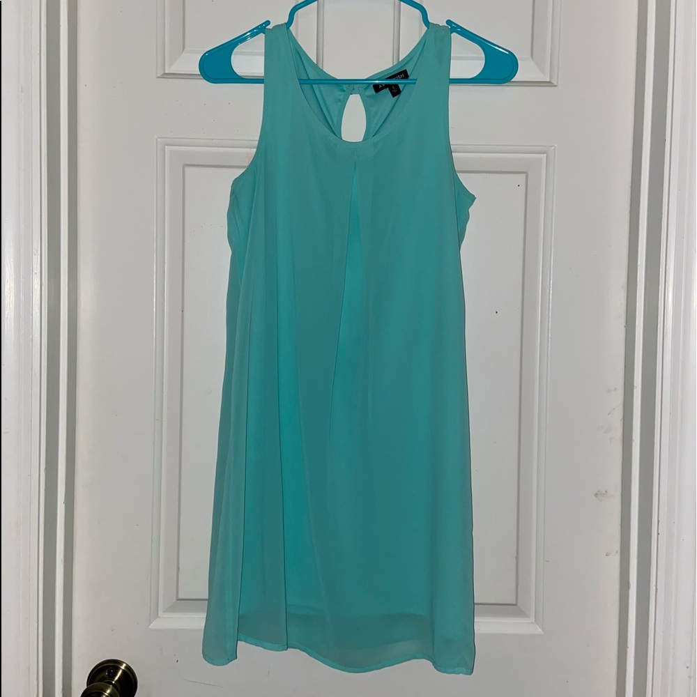 Simple Light Aqua Dress